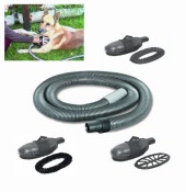 Set d’accessoires de nettoyage pour animaux pour aspiration centralisée